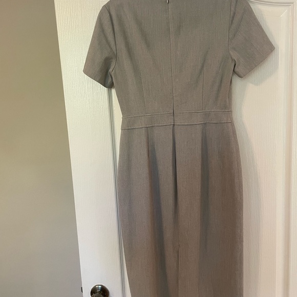 Gray Banana Republic dress with side button detail - Picture 5 of 7